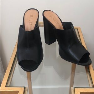 Schutz Britty Mules (never worn)